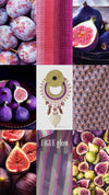 Fig Glow Earrings
